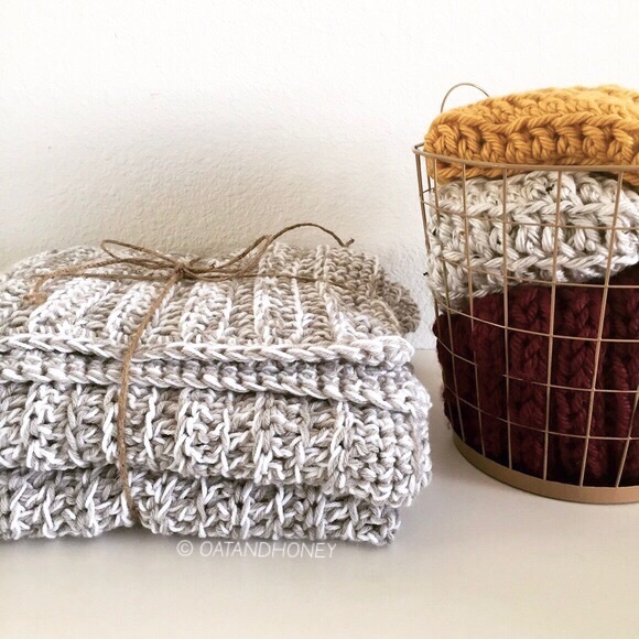 oatandhoney Accessories - Crochet Throw Blanket